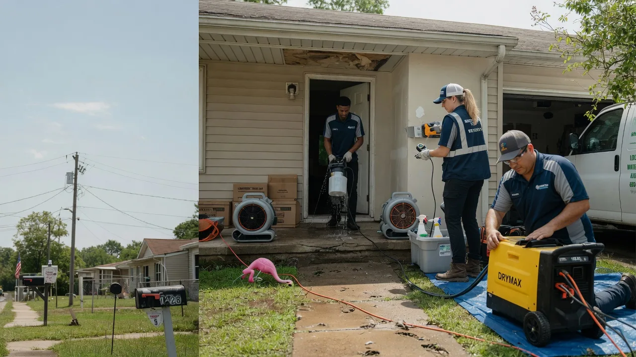 Storm Damage Water Removal in Bucyrus, KS near me
